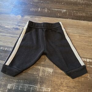 Garanimals Black Joggers with White Stripes